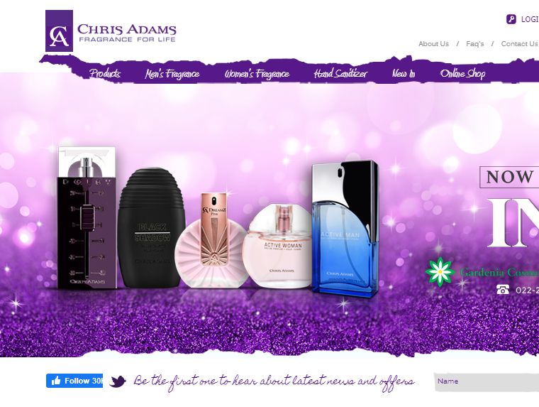 chris adams perfumes homepage